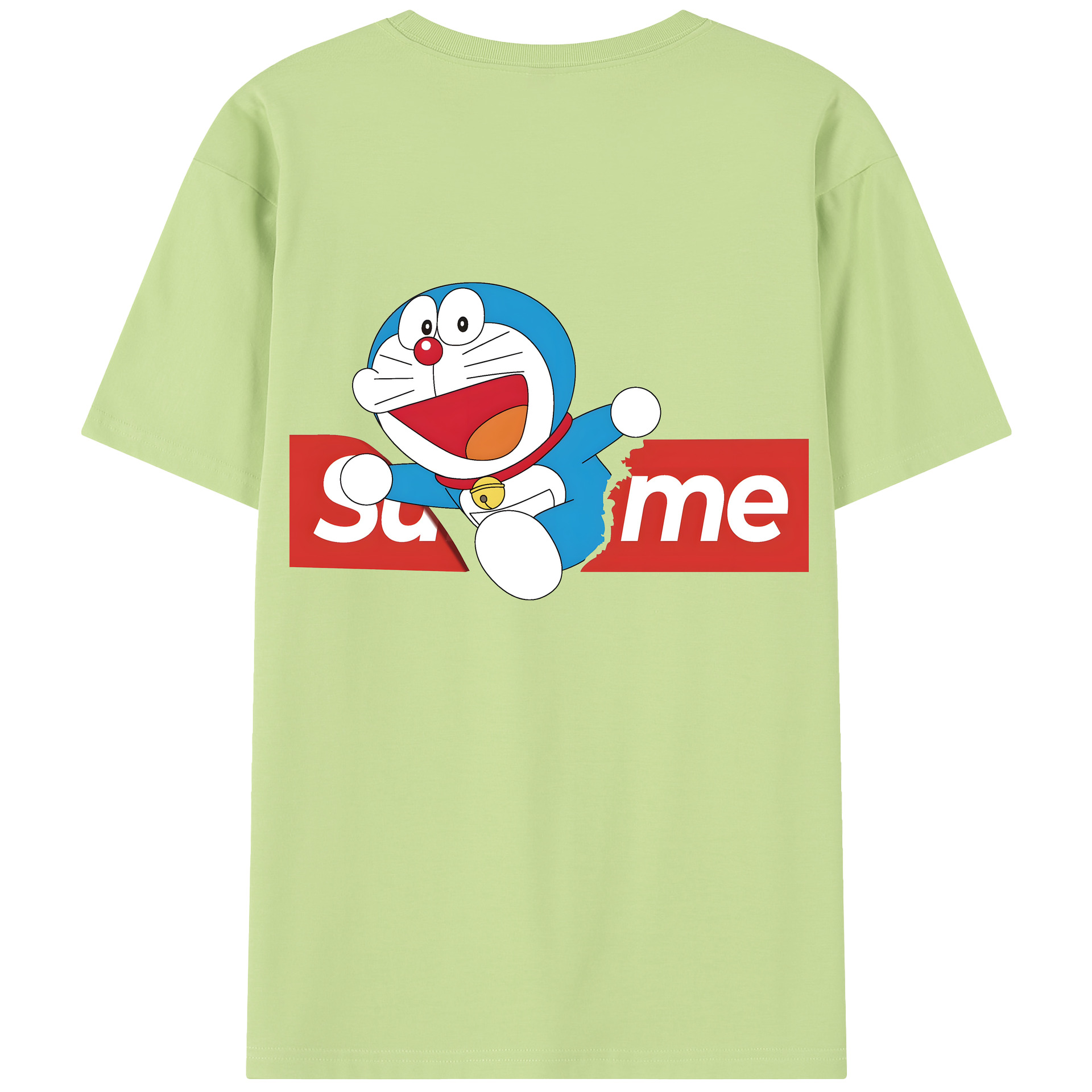 （画像用） ドラえもん Doraemon 綿100％半袖Tシャツ（背面プリント）
